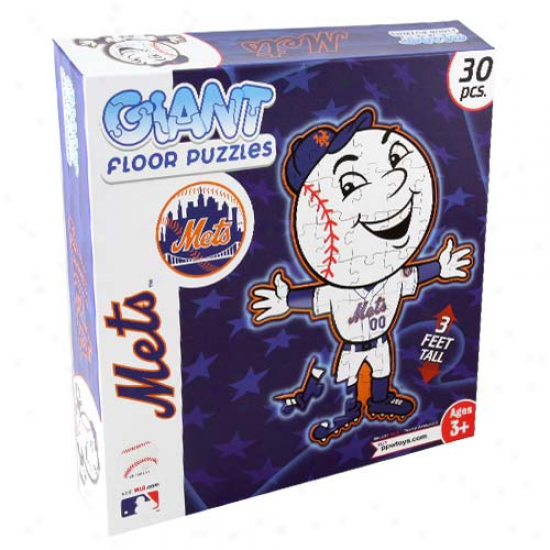 New York Mets 30-piece 3' Giant Floor Puzzle