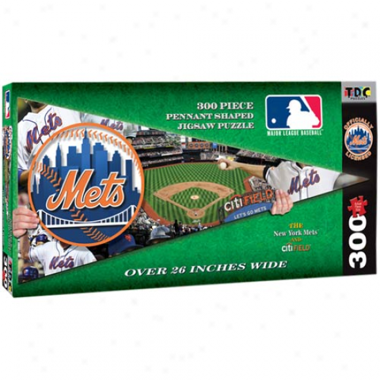 New York Mets 300-piece Pennant Jigsaw Puzzle