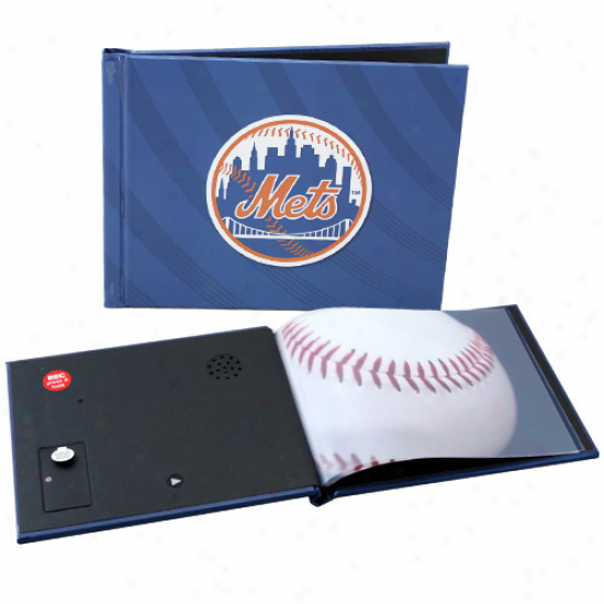 New York Mets 6'' X 8'' Royal Blue Recordable Photobook