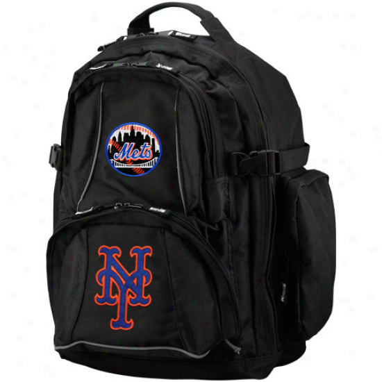 New York Mets Black Trooper Backpack