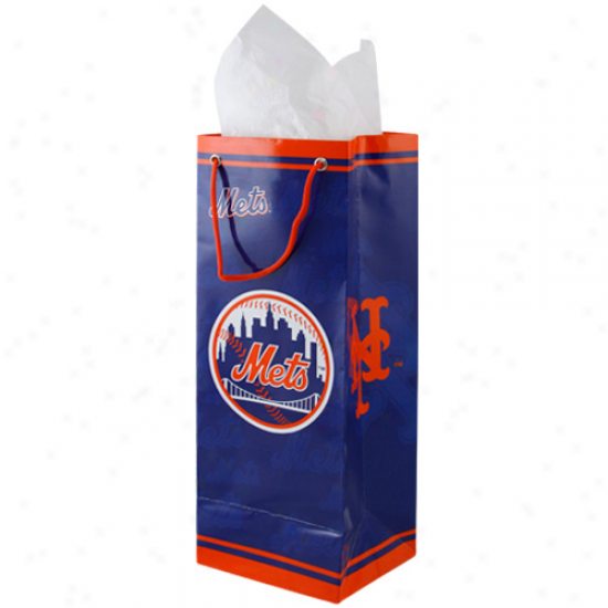New York Mets Blue Bottle Gift Bag
