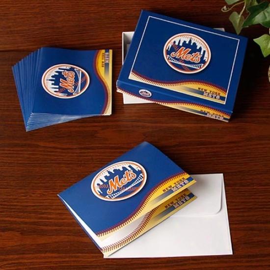 New York Mets Boxed Note Cards
