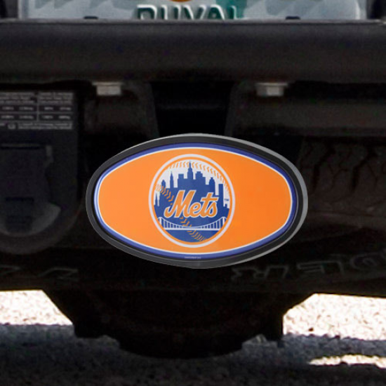 New York Mets Domed Logo Plastic Hitch Cover