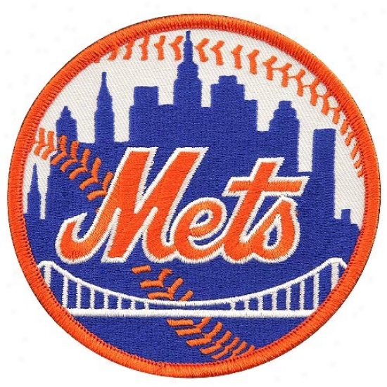 New York Mets Embroidered Team Logo Collectible Patch-