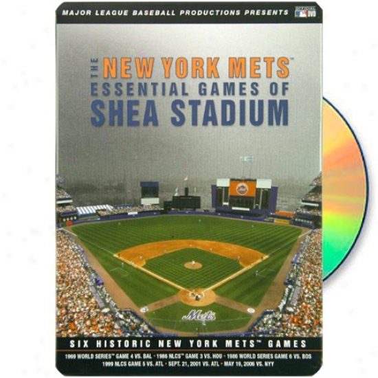 New York Mets Volatile Games Of Shea Stadium 6-disc Dvd Set