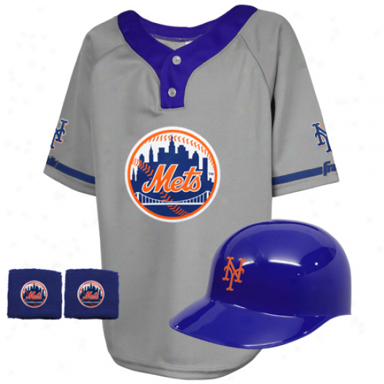 New York Mets Kids Team Uniform Set