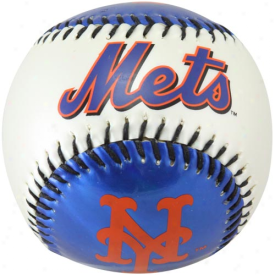 New York Mets Meallic Soft Strike Baseball