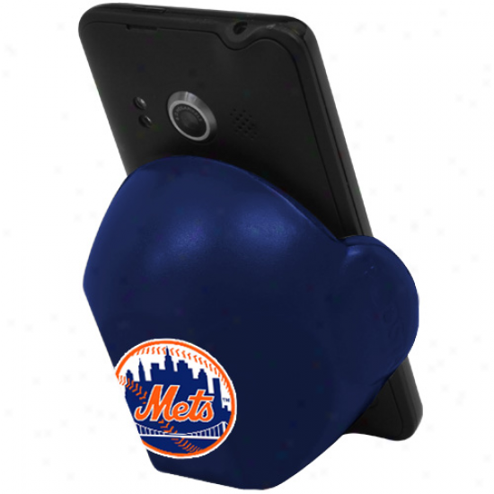 New York Mets Navy Livid Podsta Smartphonee Stand