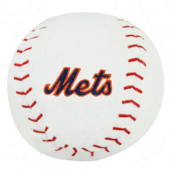 New York Mets Plush Team Baseball Rattle