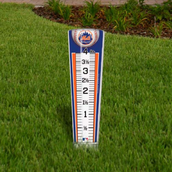 New York Mets Rain Gauge