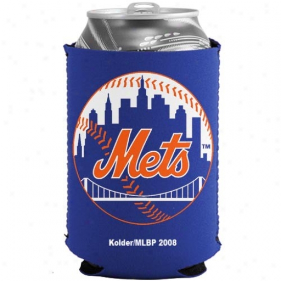 New Ykrk Mets Royal Blue Collapsible Can Coolie