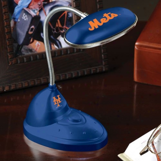 New York Mets Royal Blue Led Desk Lamp