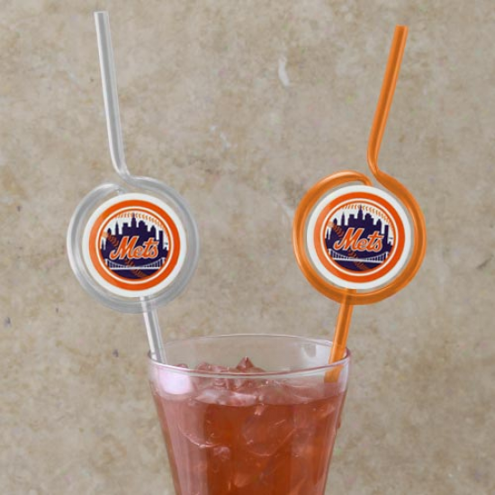 New York Mets Team Sips Straws