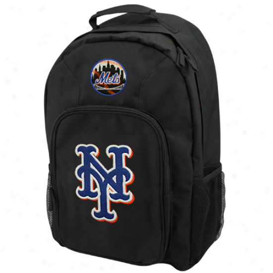 Repaired York Mets Youth Black Southpaw Backpack