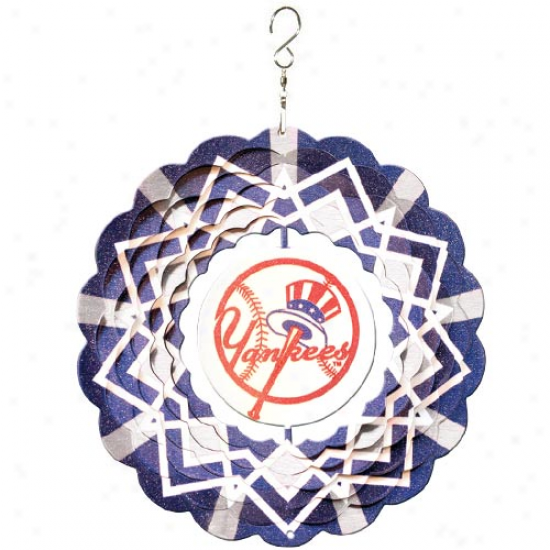 Neww York Yankees 10'' Team Logo Designer Wind Spinner