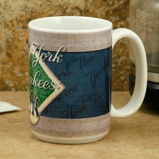 New York aYkees 15oz. Sublimated Logo Mug