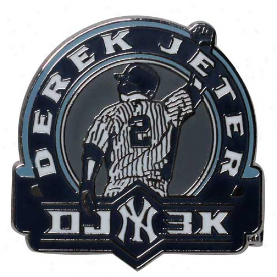 Nee York Yankees #2 Derek Jeter 3000 Hits Primary Logo Collectible Pin