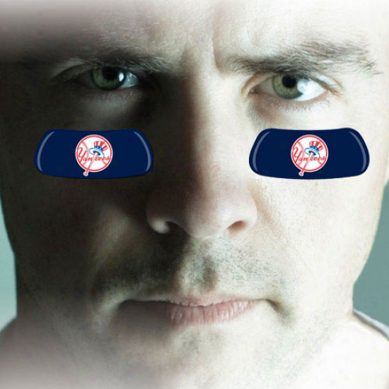 New York Yankees 2-pair Navy Blue Team-colored Eye Black Strips