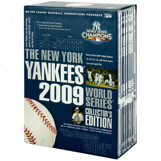 New York Yankees 2009 World Series Champions Collector's Edition 8-disc Dvd Set