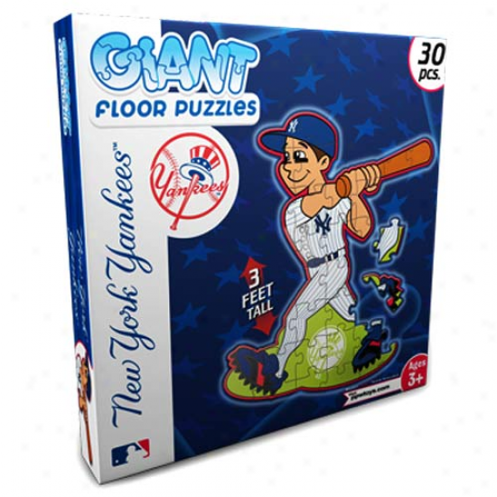 New York Yankees 30-piece 3' Giant lFoor Puzzle