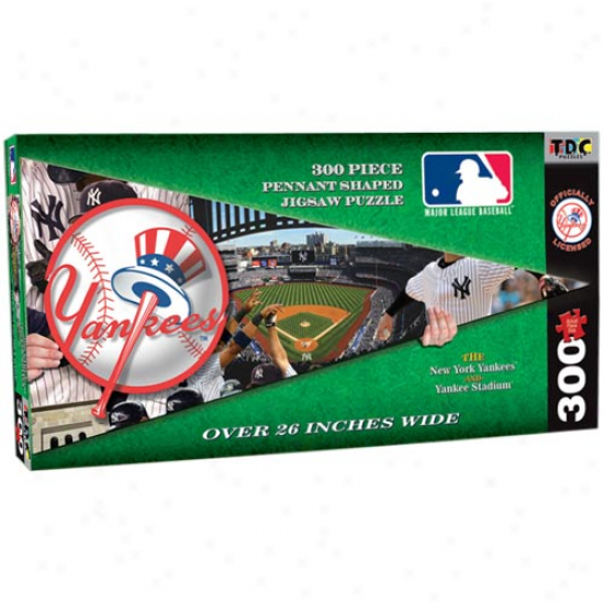 New York Yankees 300-piece Pennant Jigsaw Puzzle