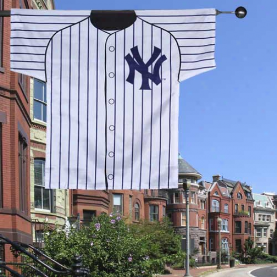 New York Yankees 34'' X 03'' Happy Double-sided Jersey Flag