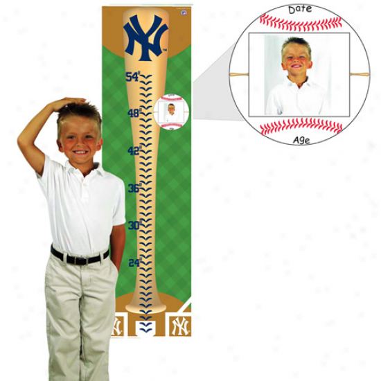 New York Yankees Baseball Bat Growth Chart