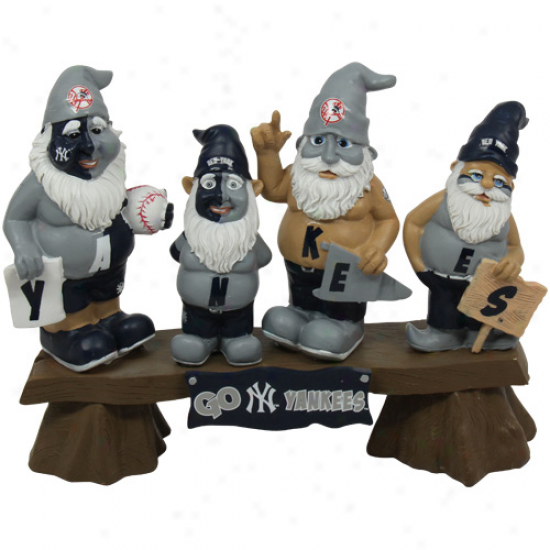 New York Yankees Gnome Fan Bench