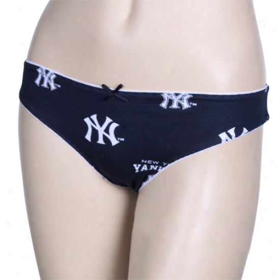 New York Yankees Ladies Navy Blue Highest Panties