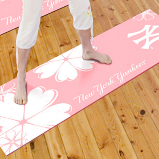 New York Yankees Pink Yoga Mat