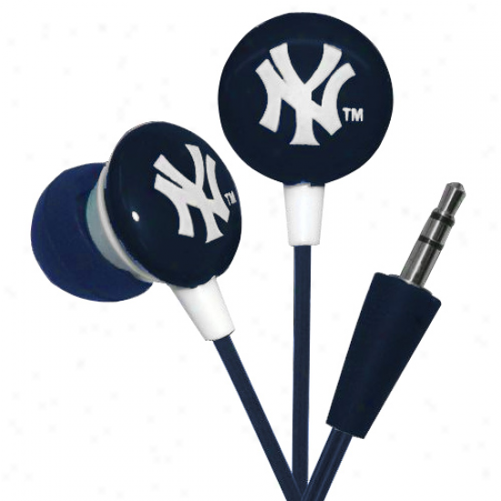 Ndw York Yankees Team Logo Earbuds