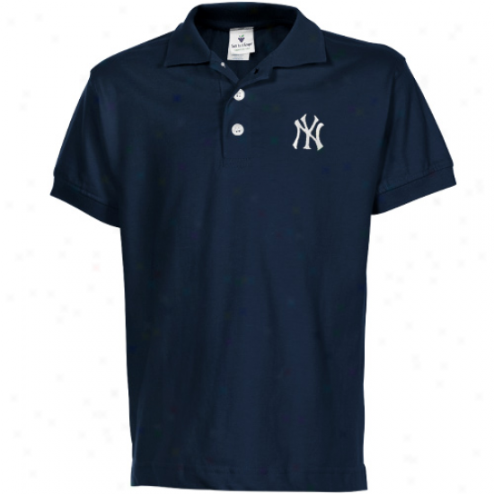 New York Yankees Toddler Mascot Polo - Naavy Azure