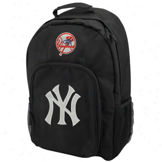 New York Yankees Youth Black Southpaw Backpack