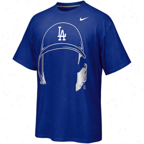 Nike Andre Either L.a. Dodgers Hair-itage Player T-shirt - Royal Blue