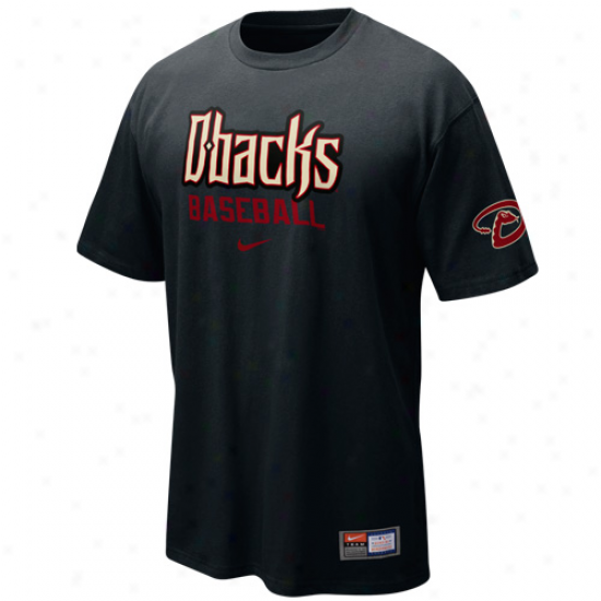 Nike Arizona Diamondbacks Blaci 2011 Mlb Practice T-shirt