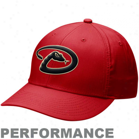 Nike Arizona Diamondbackks Practice Ii Performance Hat - Sedona Red