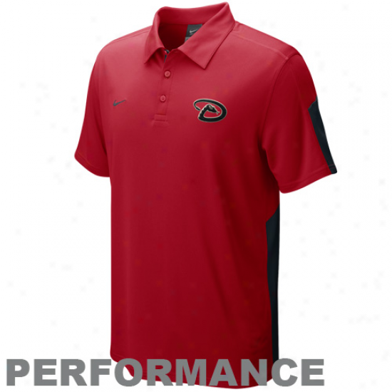 Nike Arizona Diamondbacks Red Classic Performance Polo