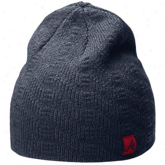 Nike Atlanta Braves Ladies Navy Blue Knit Beanie