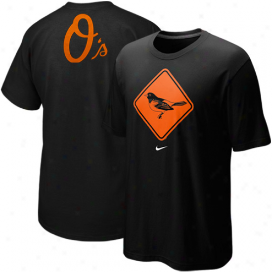 Nike Baltimore Orioles Black Local T-shirt-