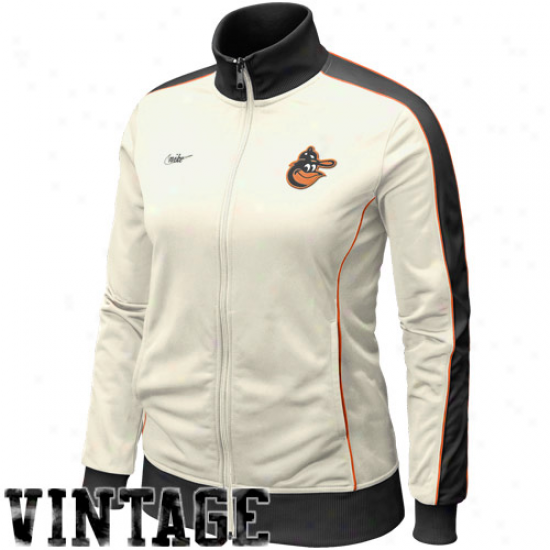 Nike Baltimore Orioles Ladies Natural Cooperstown Full Zip Jacket