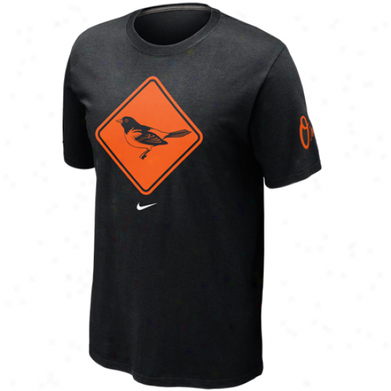 Nike Baltimore Orioles Topical T-shirt - Black