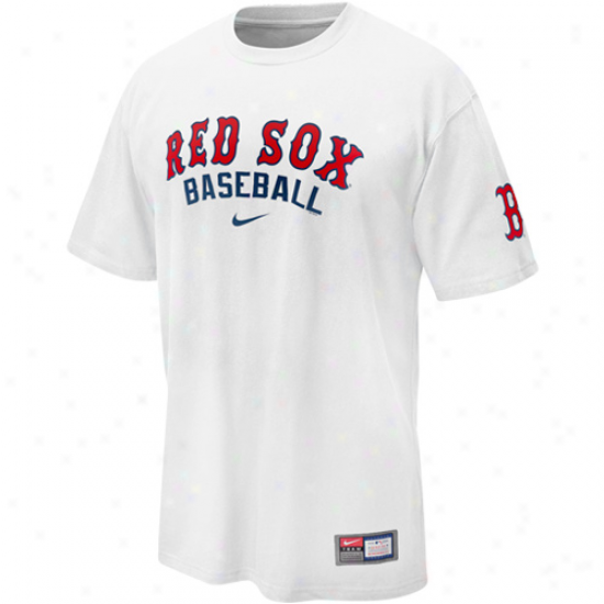 Nike Boston Red Sox 2011 Practuce T-shirt - White