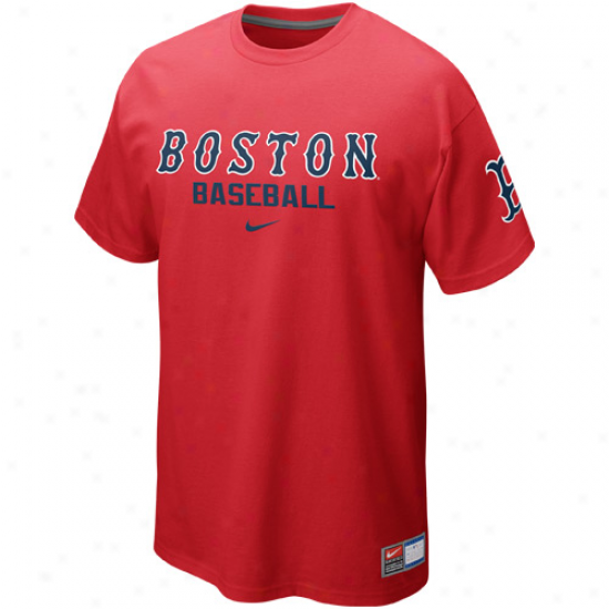 Nike Boston Red Sox Away Practice T-shirt - Red