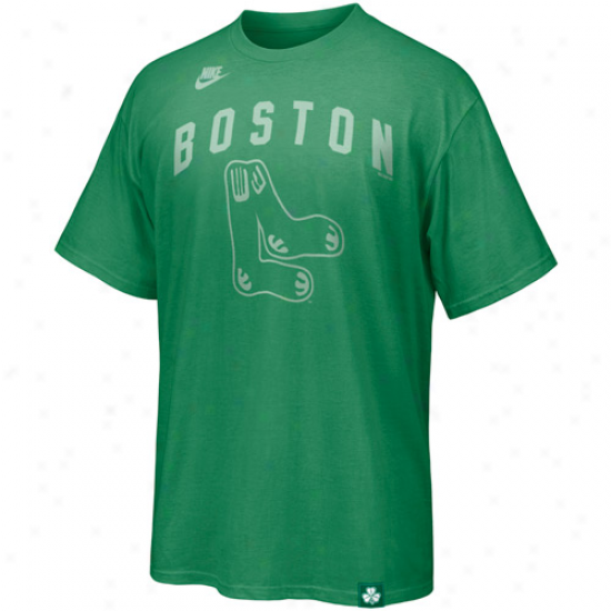 Nike Boston Red Sox Kelly Green St. Paddy's Washed T-shirt