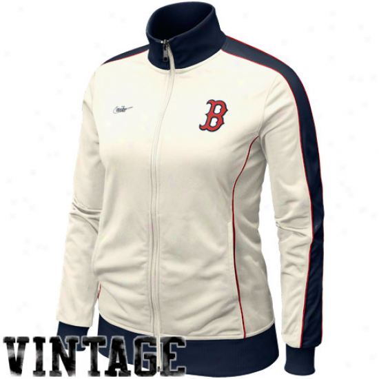 Nike Boston Red Sox Ladies Natural Cooperstown Full Zip Jacket