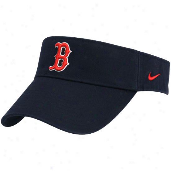 Nike Boxton Red Sox Navy Blue Stadium Adjustable Visor