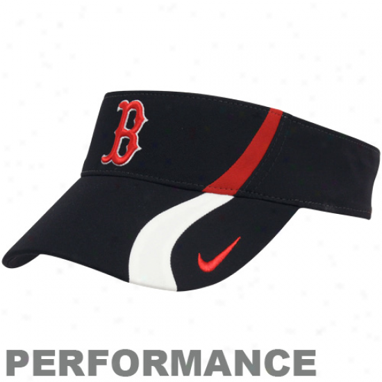 Nike Boston Red Sox Ships of war Blue Throw Over Dri-fit Adjustable Performance Visor