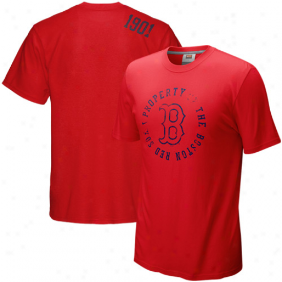 Nike Boston Red Sox Red Around The Horn T-shirt