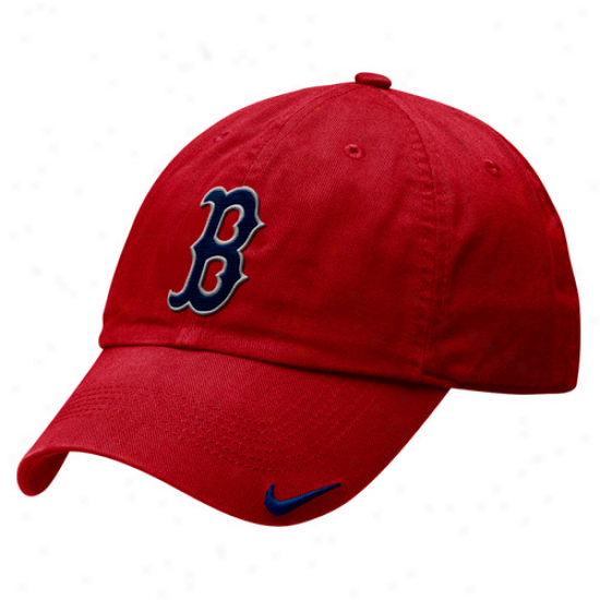 Nike Boston Red Sox Red Heritage 86 Relaxed Stadium Adjustable Hat