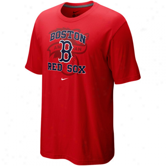 Nike Boston Red Sox Red Team Arch T-shirt